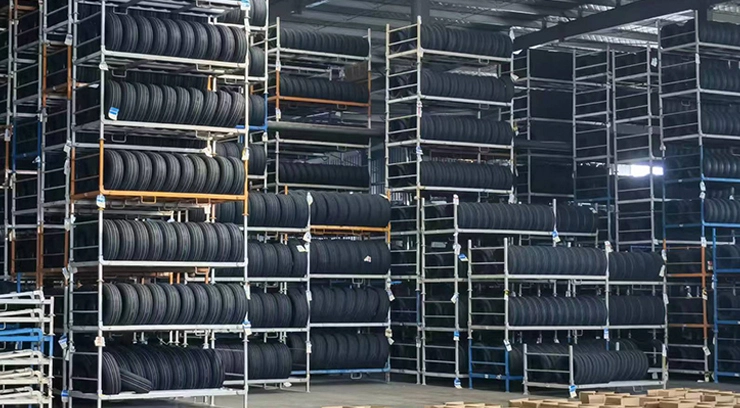 Applicazione di rack per pneumatici
